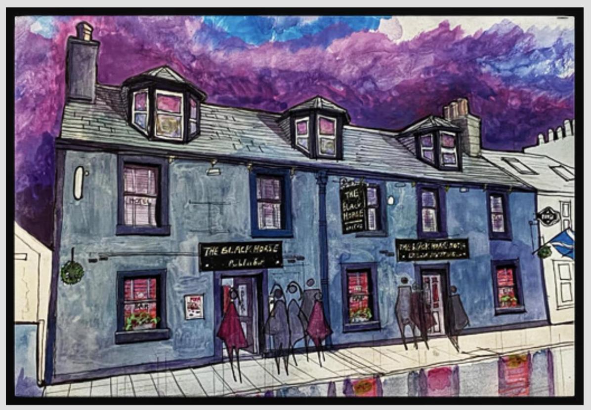 The Blackhorse Accommodation Newton Stewart Exteriér fotografie